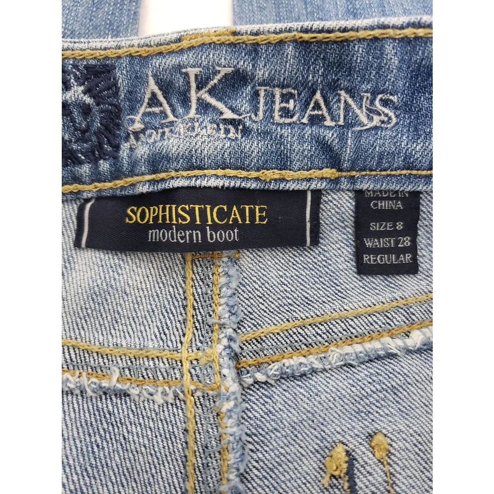 AK Anne Klein Sopisticate Modern Boot Jeans sz 8. - Picture 6 of 8